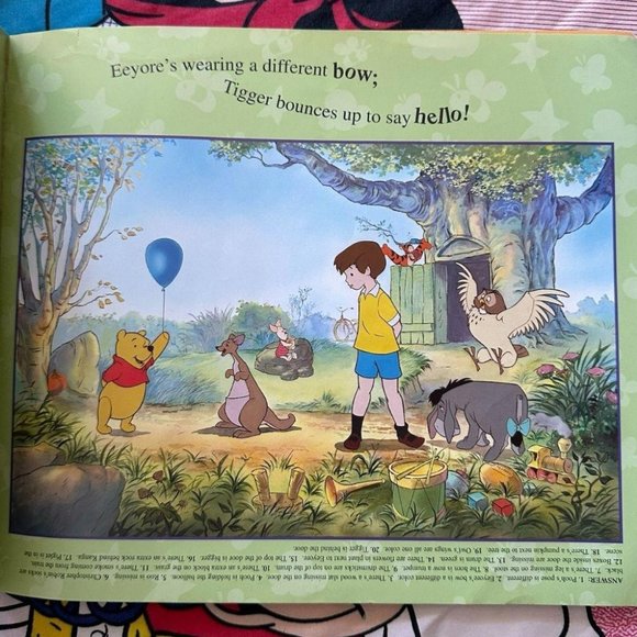 POOH CAN YOU FIND THE DIFFERENCES BOOK - Picture 4 of 4